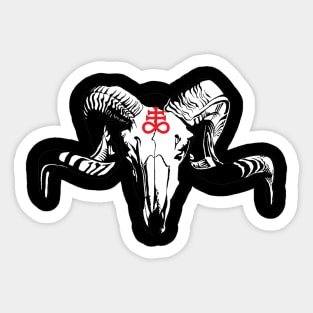 Sigil Of Leviathan Goat Skull Sticker